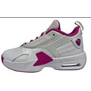 Jordan Pro Strong kids 6.5Y White Pink New Patent Leather Sneakers